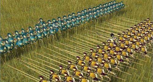 队伍士气高昂，精密战术布阵开战